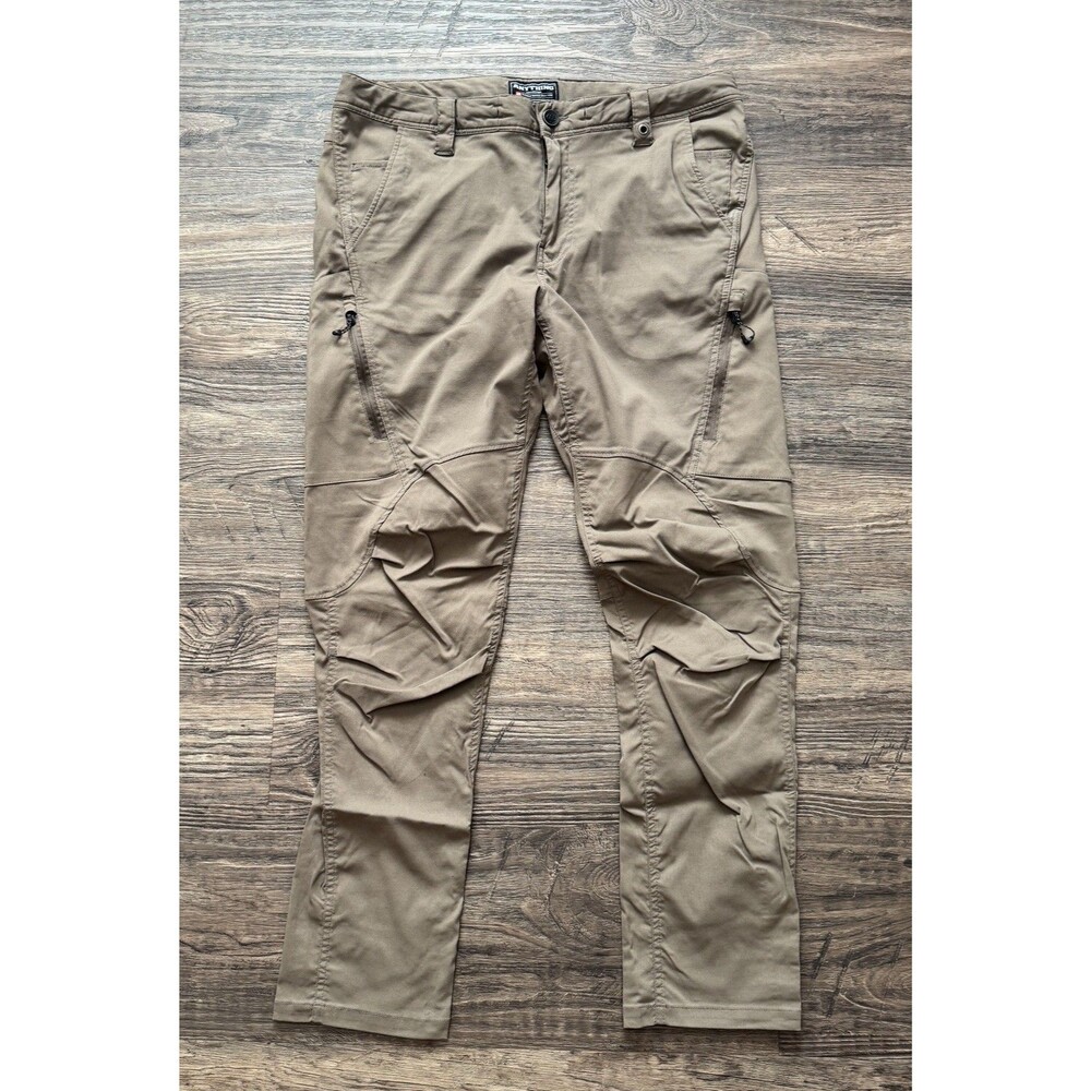 686 Anything Cargo Pant Mens Slim Fit W34 L32 Brown Technical Hiking Pants